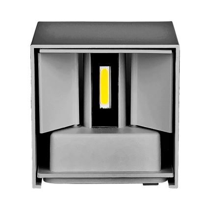 LED Vanjska zidna svjetiljka LED/11W/230V 3000K IP65 siva