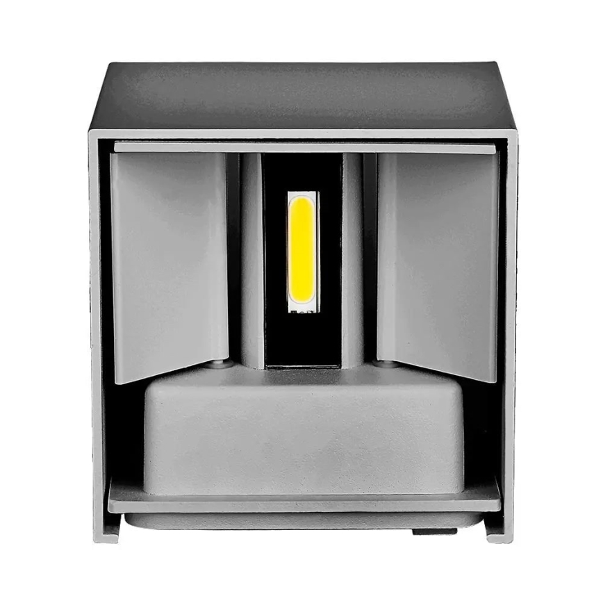 LED Vanjska zidna svjetiljka LED/11W/230V 3000K IP65 siva