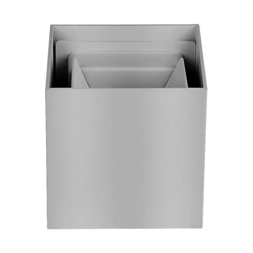 LED Vanjska zidna svjetiljka LED/11W/230V 3000K IP65 siva