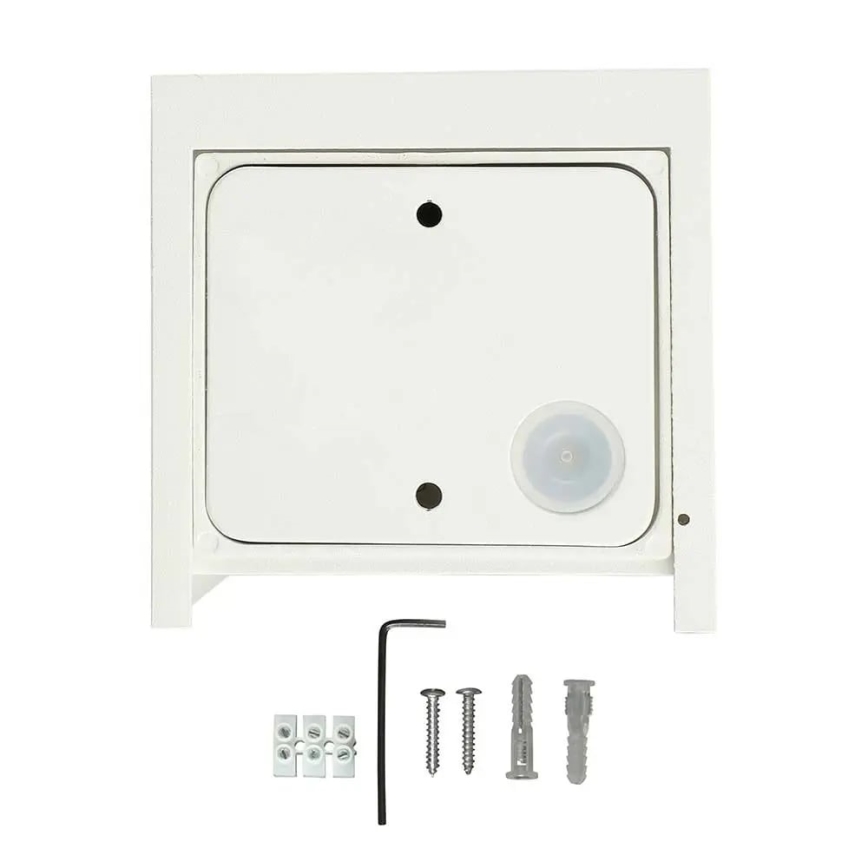 LED Vanjska zidna svjetiljka LED/11W/230V 4000K IP65 bijela