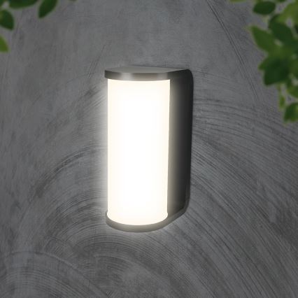 LED Vanjska zidna svjetiljka LED/12W/230V 3000/4200/6500K IP65 crna