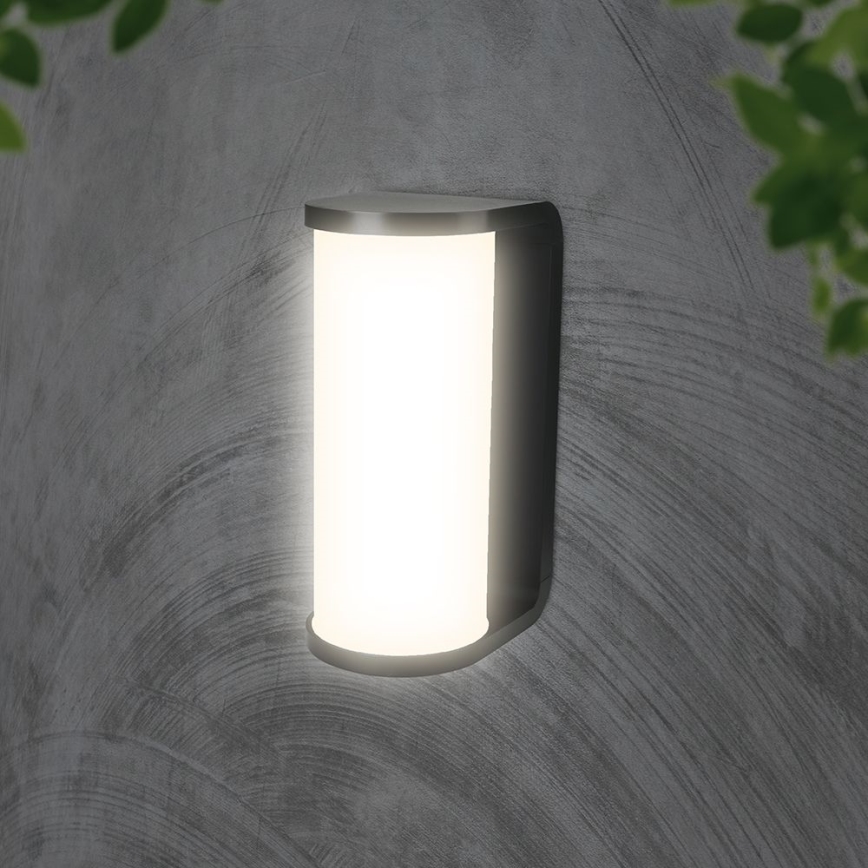 LED Vanjska zidna svjetiljka LED/12W/230V 3000/4200/6500K IP65 crna