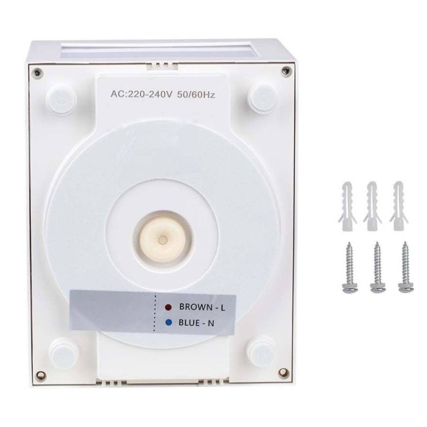 LED Vanjska zidna svjetiljka LED/12W/230V 3000K IP65 bijela
