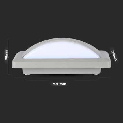 LED Vanjska zidna svjetiljka LED/12W/230V 3000K IP65