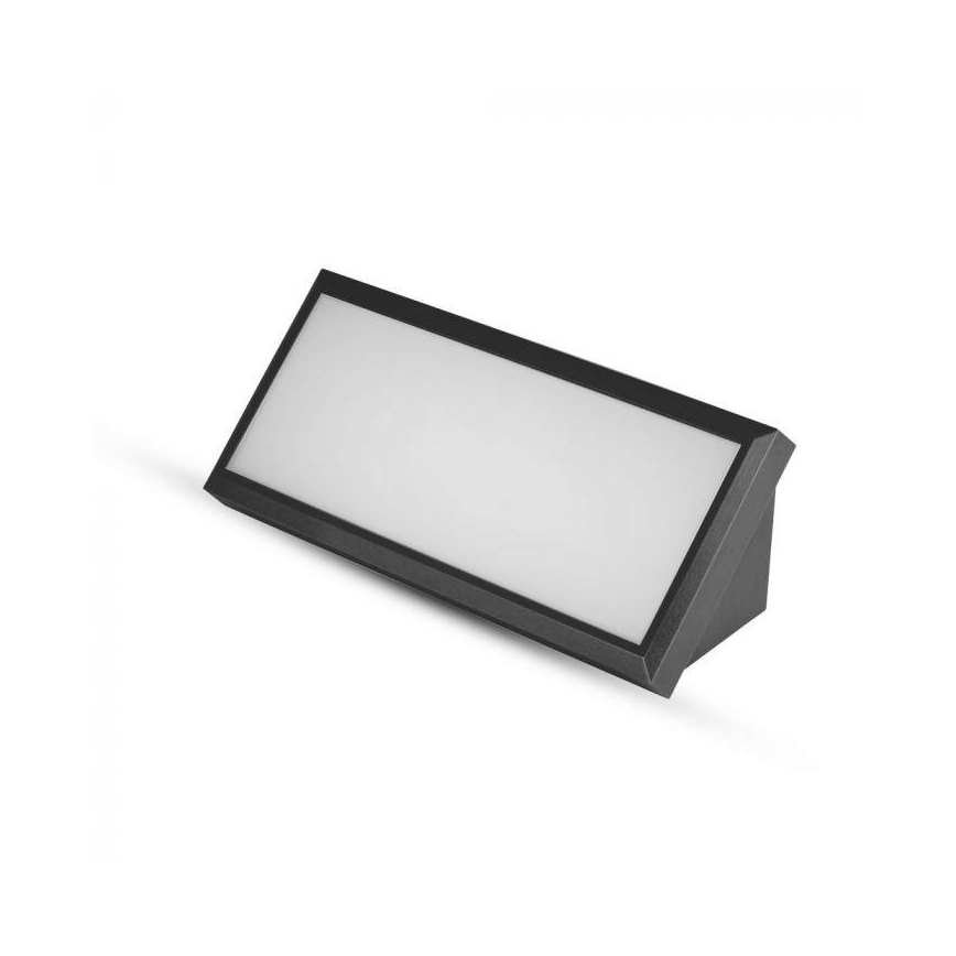 LED Vanjska zidna svjetiljka LED/12W/230V 6400K IP65 crna