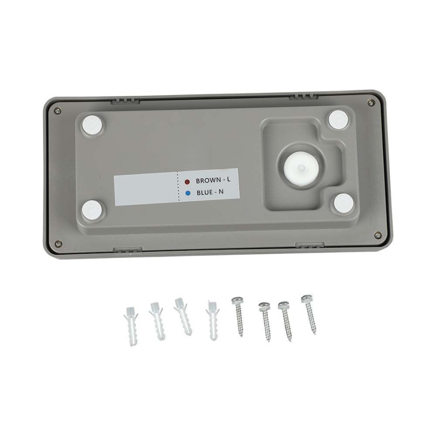 LED Vanjska zidna svjetiljka LED/12W/230V 6400K IP65