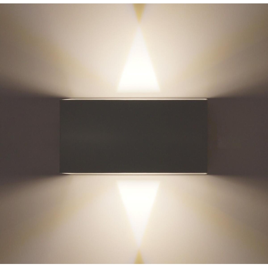 LED Vanjska zidna svjetiljka LED/12W/230V IP54 bijela