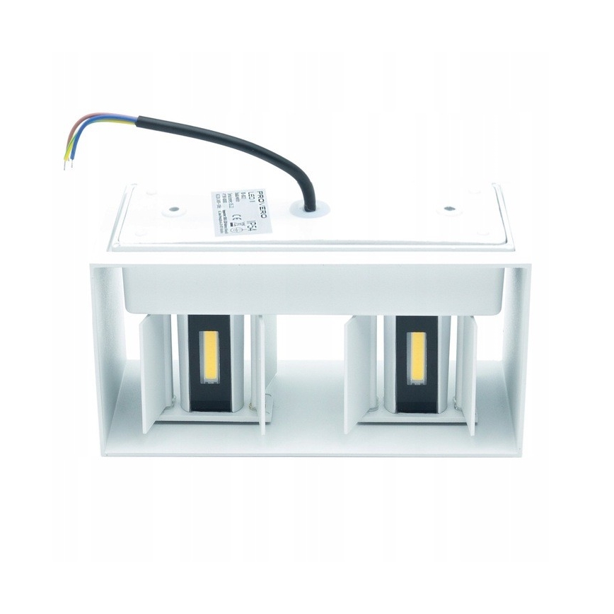 LED Vanjska zidna svjetiljka LED/12W/230V IP54 bijela