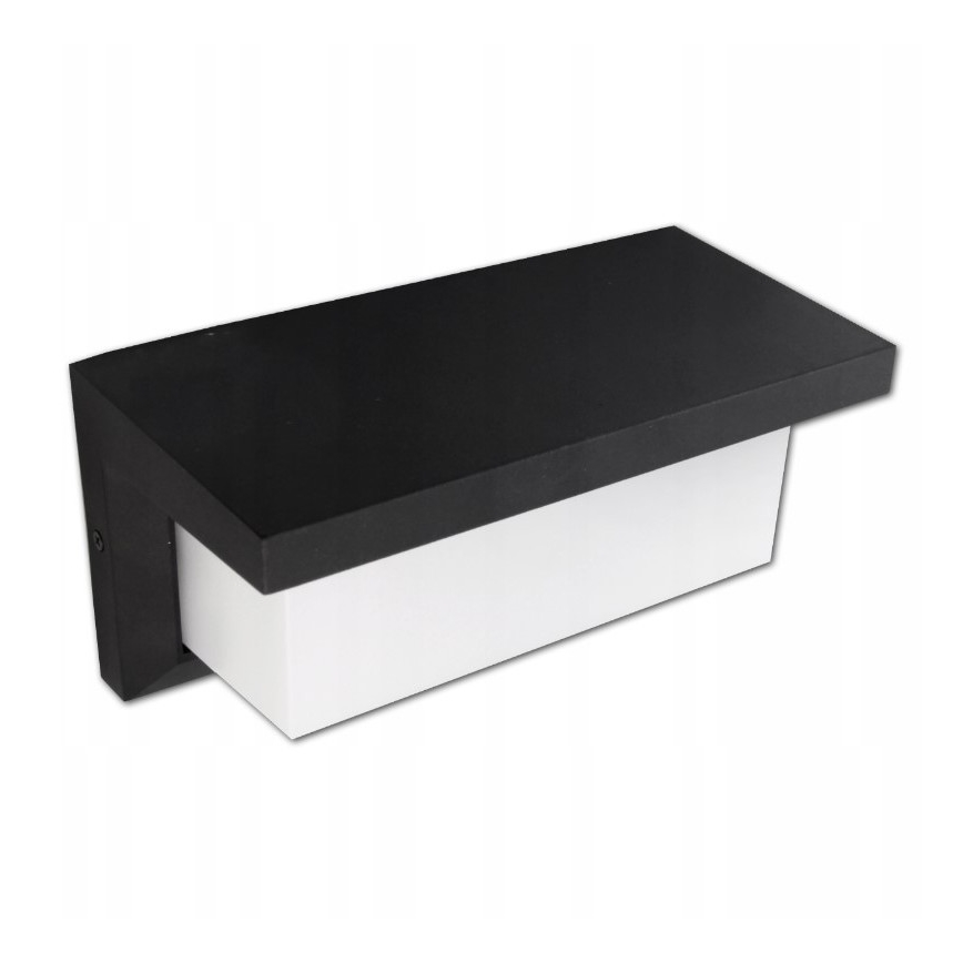 LED Vanjska zidna svjetiljka LED/12W/230V IP54 crna