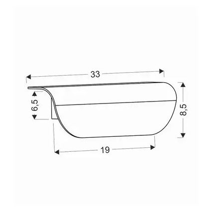 LED Vanjska zidna svjetiljka LED/12W/230V IP65 crna