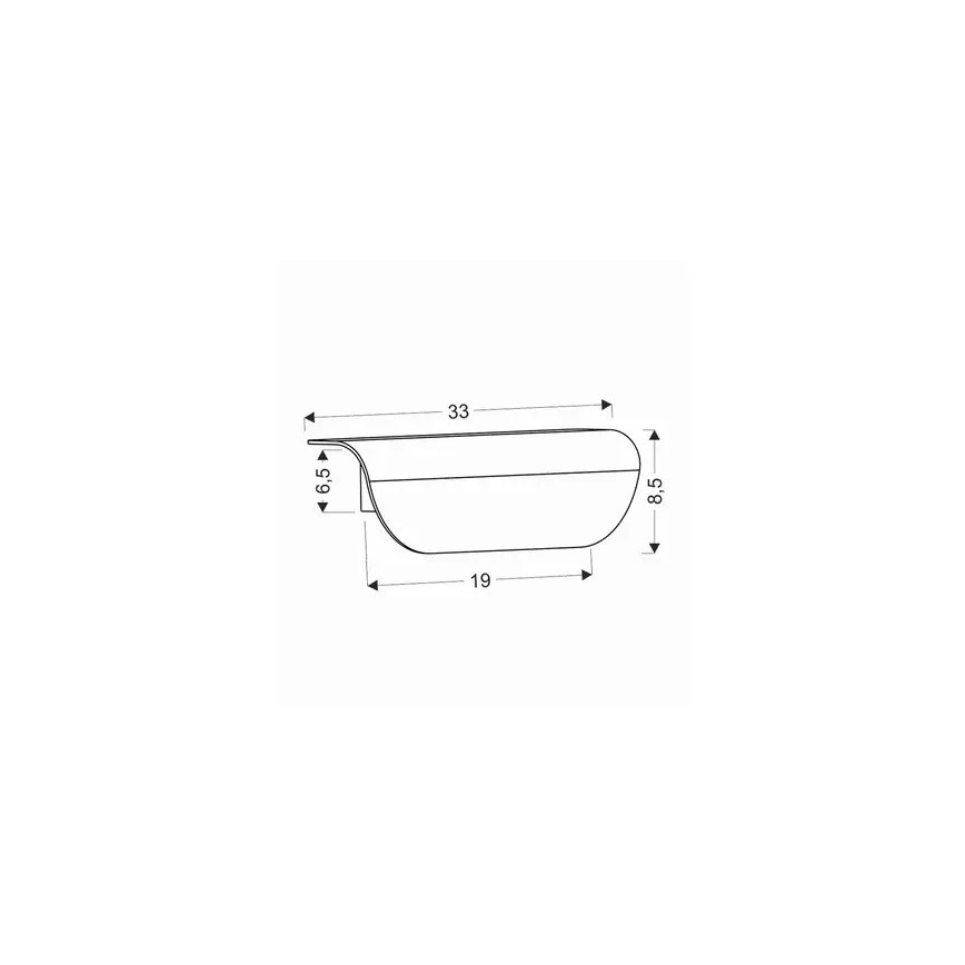 LED Vanjska zidna svjetiljka LED/12W/230V IP65 crna