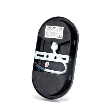 LED Vanjska zidna svjetiljka LED/15W/230V 6500K crna IP65