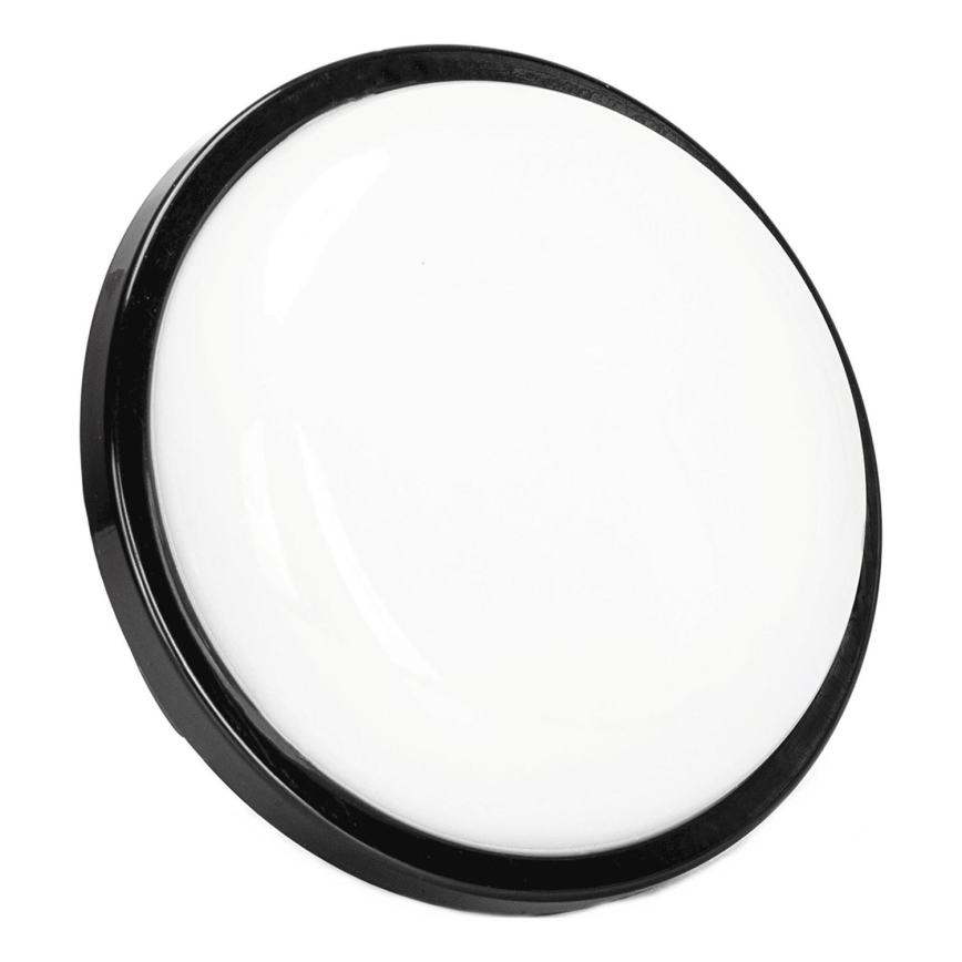 LED Vanjska zidna svjetiljka LED/15W/230V 6500K pr. 15,5 cm crna IP65