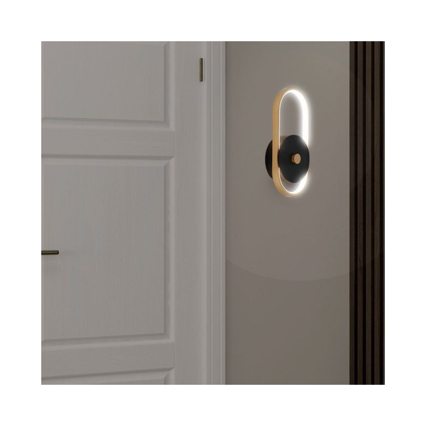 LED Vanjska zidna svjetiljka LED/15W/230V IP54 4000K mesing