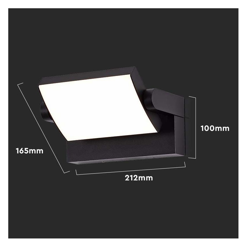 LED Vanjska zidna svjetiljka LED/17W/230V 3000K IP65