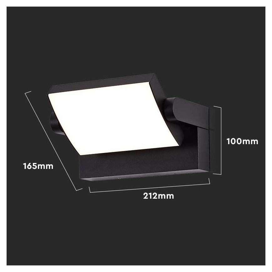 LED Vanjska zidna svjetiljka LED/17W/230V 4000K IP65