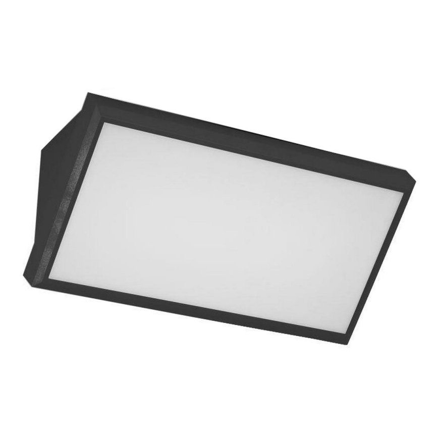 LED Vanjska zidna svjetiljka LED/20W/230V 3000K IP65 crna