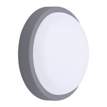 LED Vanjska zidna svjetiljka LED/20W/230V 4000K IP54 siva okrugli