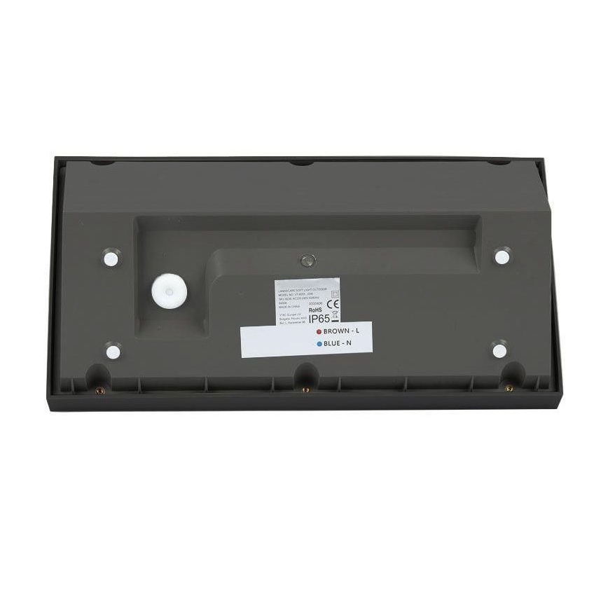 LED Vanjska zidna svjetiljka LED/20W/230V 4000K IP65 crna