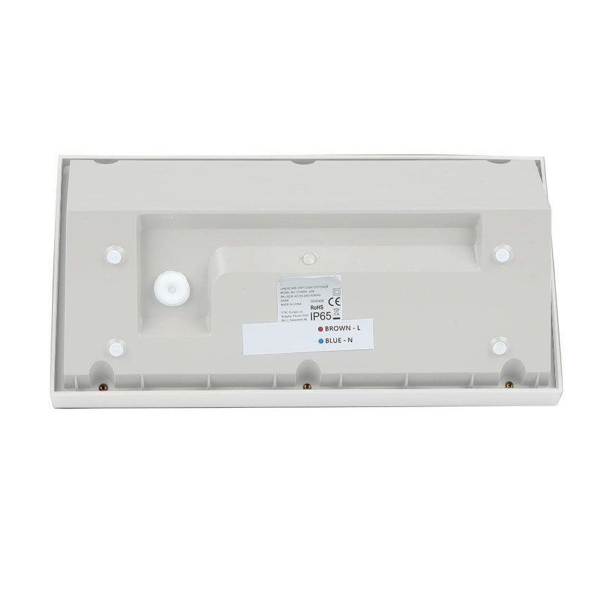 LED Vanjska zidna svjetiljka LED/20W/230V 6400K IP65 bijela