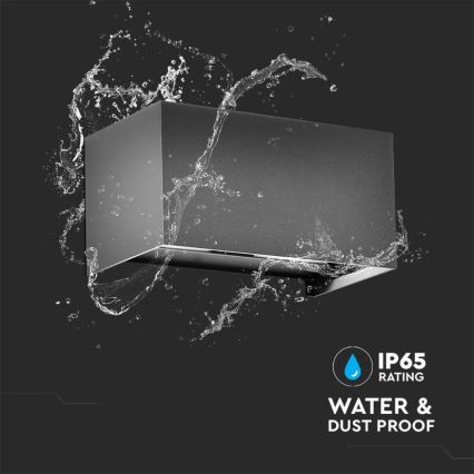 LED vanjska zidna svjetiljka LED/24W/230V 3000K IP65 antracit
