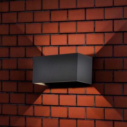 LED vanjska zidna svjetiljka LED/24W/230V 4000K IP65 crna