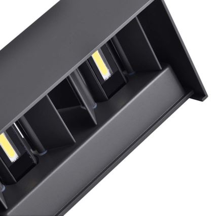 LED vanjska zidna svjetiljka LED/24W/230V 4000K IP65 crna