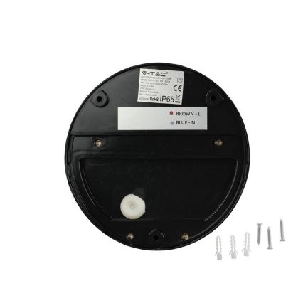 LED Vanjska zidna svjetiljka LED/3W/230V 4000K IP65 crna