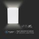 LED Vanjska zidna svjetiljka LED/4W/230V 3000K IP65 bijela