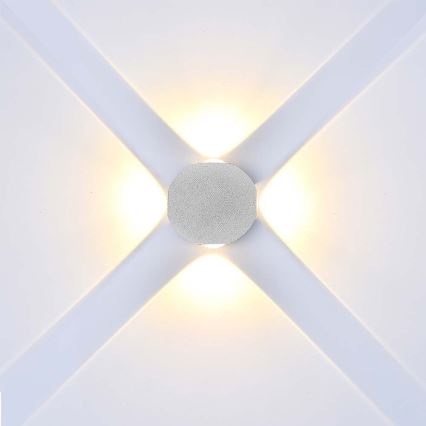 LED Vanjska zidna svjetiljka LED/4W/230V 4000K IP54 bijela