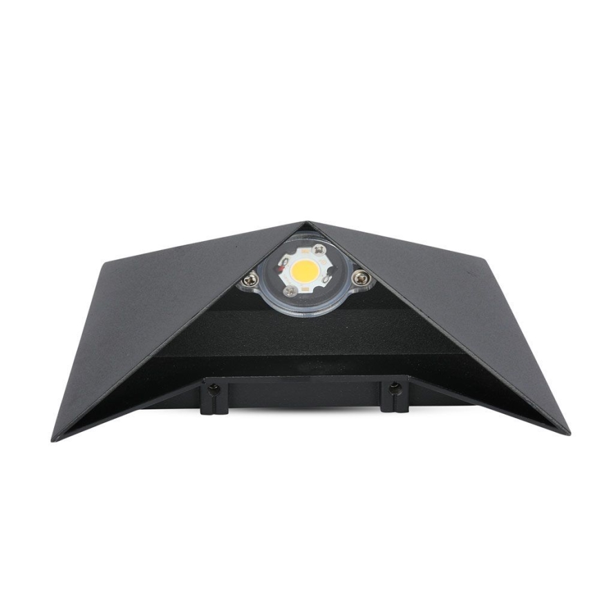 LED Vanjska zidna svjetiljka LED/5W/230V 3000K IP65 crna
