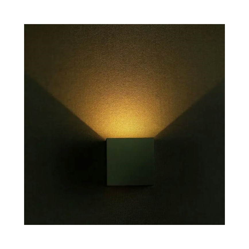 LED Vanjska zidna svjetiljka LED/5W/230V 3000K IP65 siva