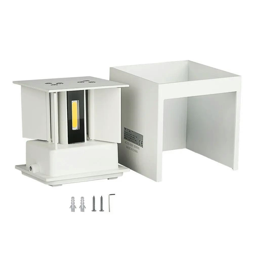 LED Vanjska zidna svjetiljka LED/5W/230V 4000K IP65 bijela