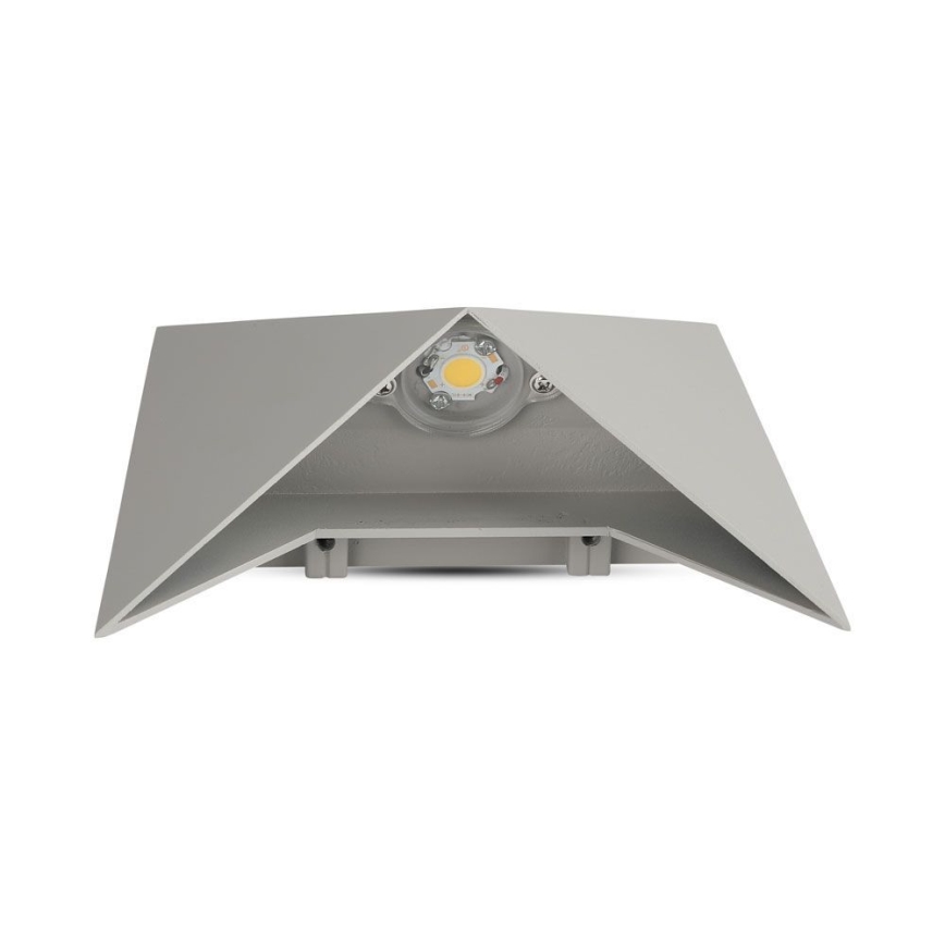 LED Vanjska zidna svjetiljka LED/5W/230V 4000K IP65 siva
