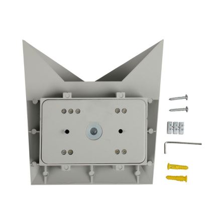 LED Vanjska zidna svjetiljka LED/5W/230V 4000K IP65 siva
