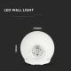 LED Vanjska zidna svjetiljka LED/6W/230V 3000K IP65 bijela