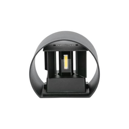 LED Vanjska zidna svjetiljka LED/6W/230V 3000K IP65 crna