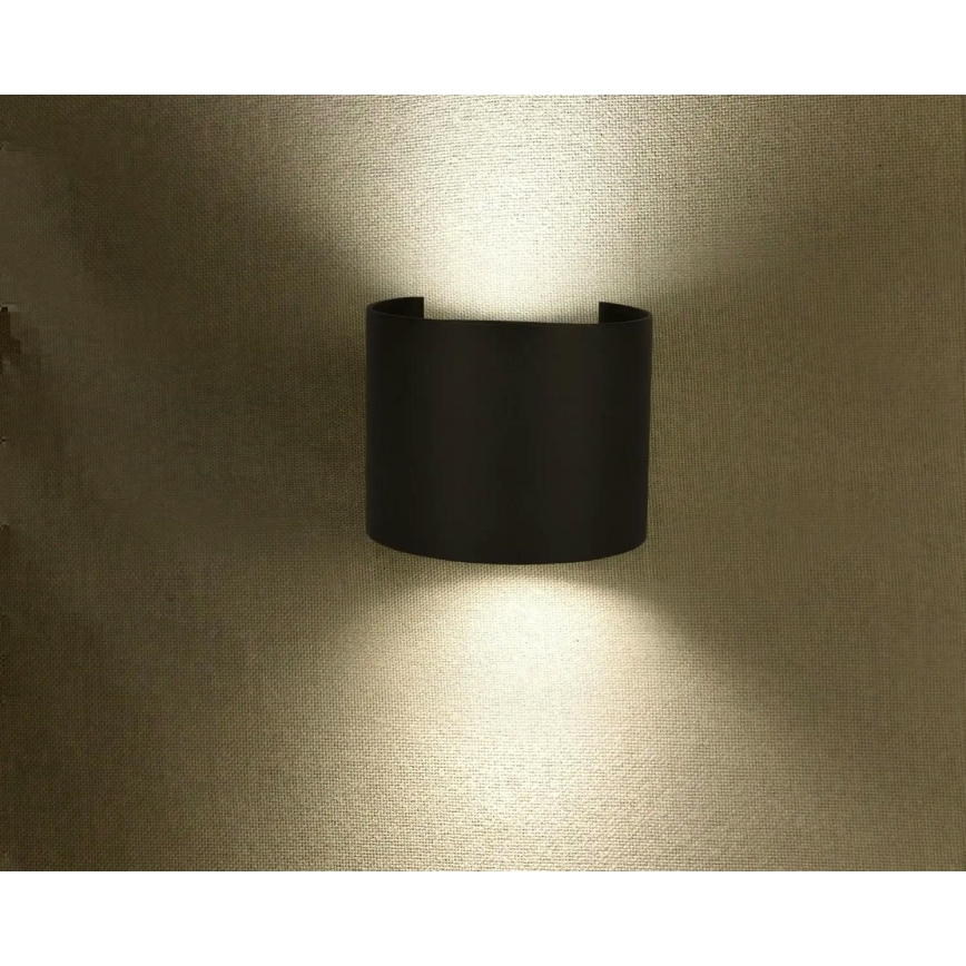 LED Vanjska zidna svjetiljka LED/6W/230V 4000K IP65 crna