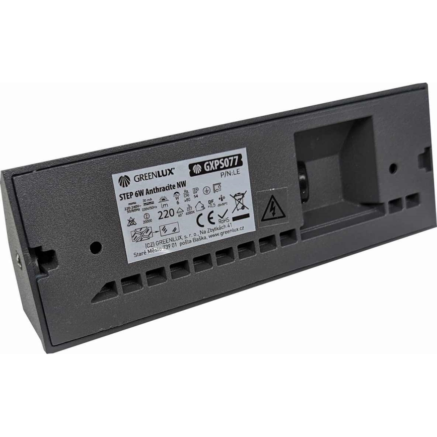 LED Vanjska zidna svjetiljka LED/6W/230V IP54