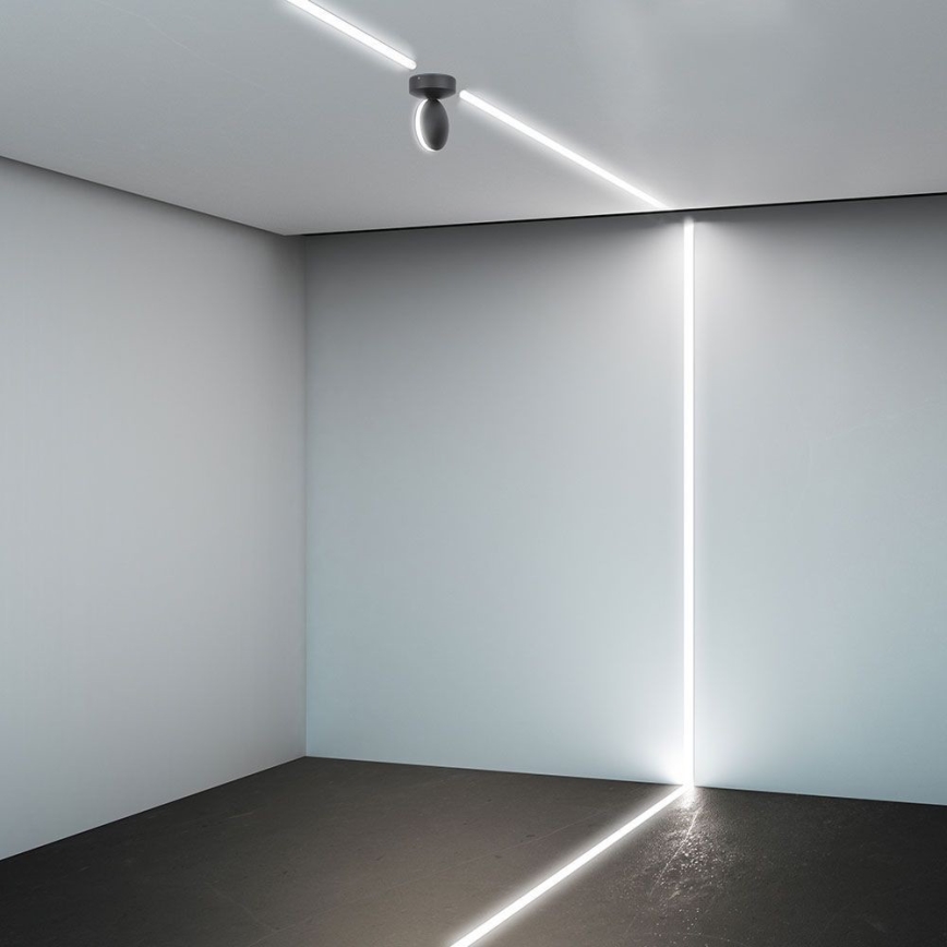 LED Vanjska zidna fleksibilna svjetiljka LED/7W/230V 4000K IP65 crna