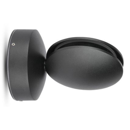 LED Vanjska zidna fleksibilna svjetiljka LED/7W/230V 4000K IP65 crna