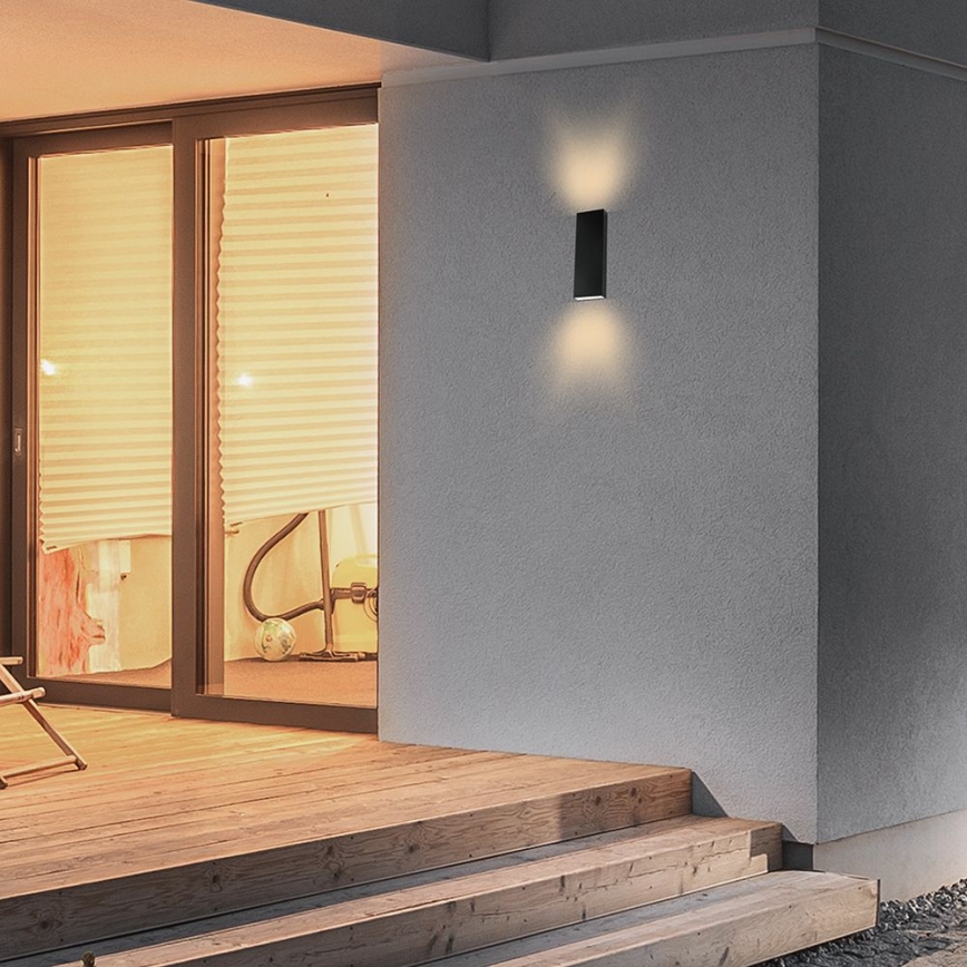 LED Vanjska zidna svjetiljka LED/8W/230V 4000K IP65 crna