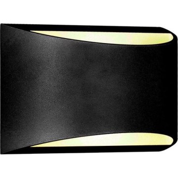 LED vanjska zidna svjetiljka LED/9W/230V 4000K IP54 crna