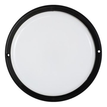 LED vanjska zidna svjetiljka LED/9W/230V IP54 crna