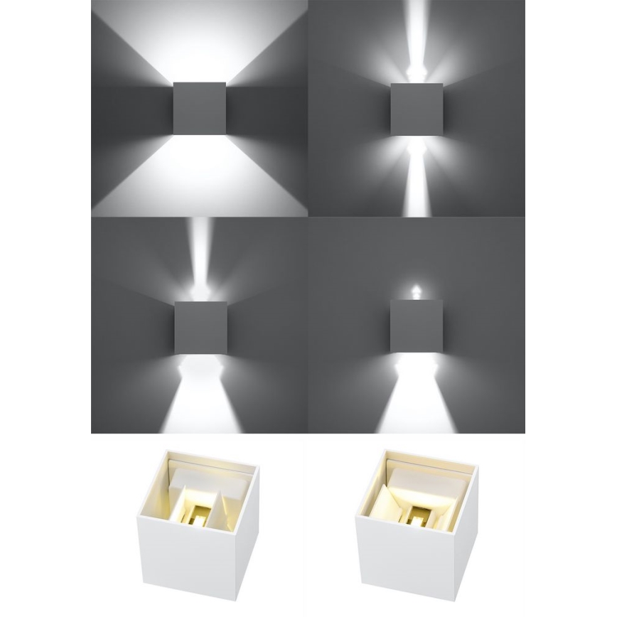 LED Vanjska zidna svjetiljka LUCA LED/6W/230V IP54