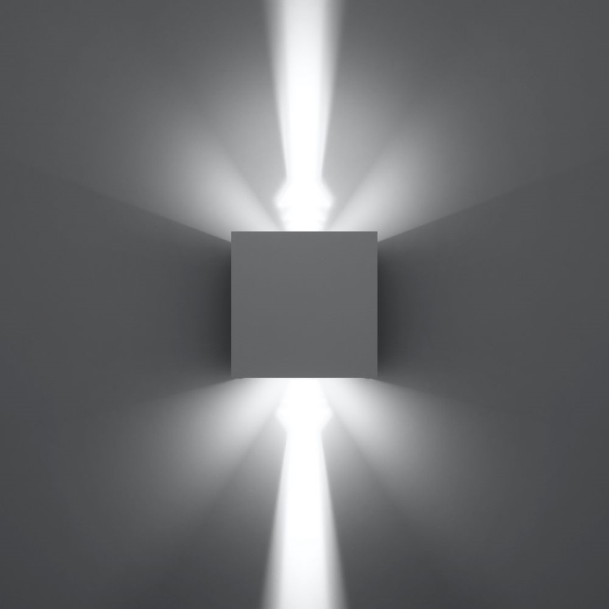 LED Vanjska zidna svjetiljka LUCA LED/6W/230V IP54