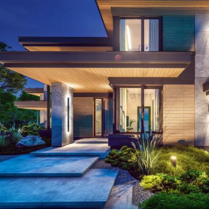 LED Vanjska zidna svjetiljka MIRANA LED/25W/230V 4000K IP44 120 cm crna