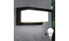 LED Vanjska zidna svjetiljka NEELY 1xE27/10W/230V 3000K IP54 crna