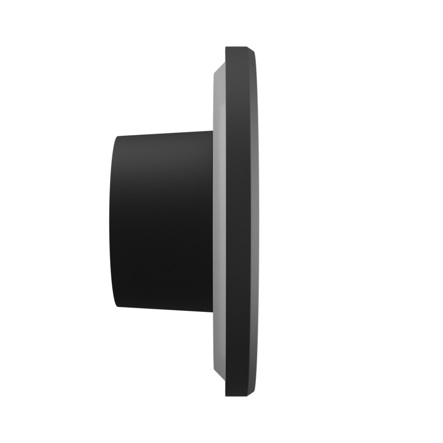 LED Vanjska zidna svjetiljka PIATTA LED/12W/230V 3000/4000/6000K pr. 18 cm IP44 crna
