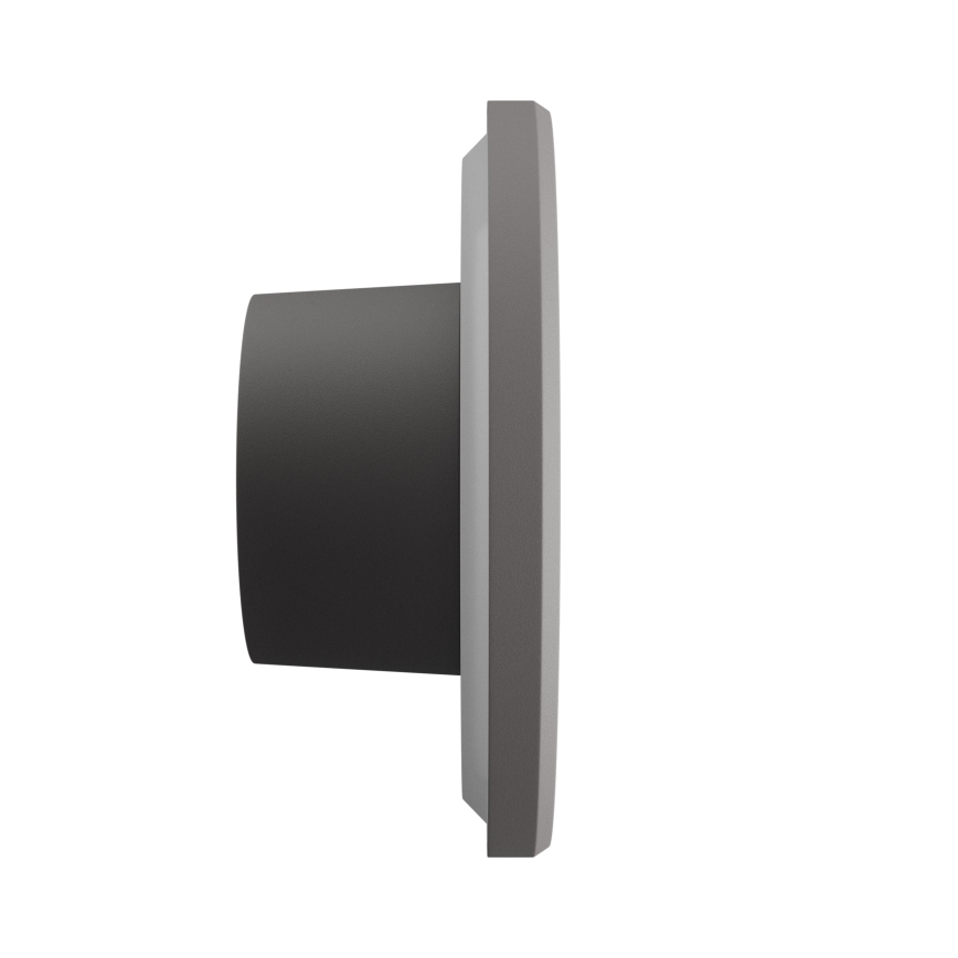 LED Vanjska zidna svjetiljka PIATTA LED/12W/230V 3000/4000/6000K pr. 18 cm IP44 siva